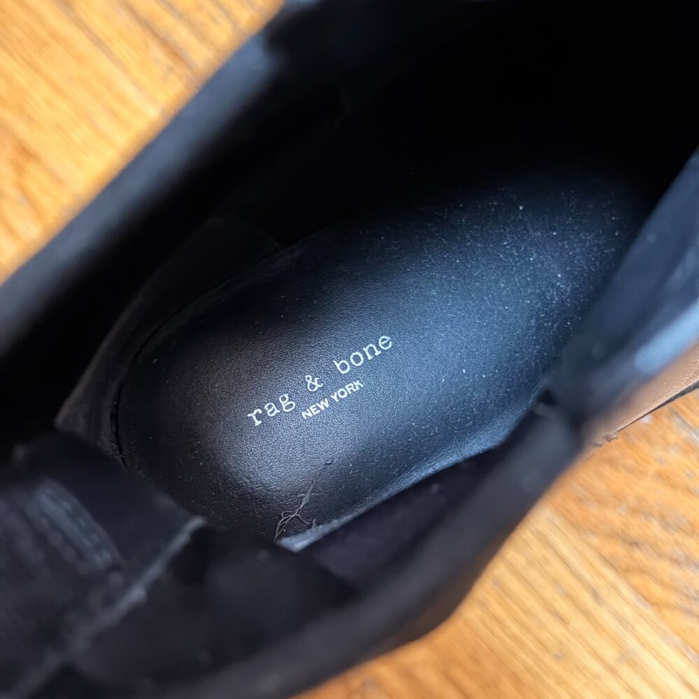Rag & Bone: Quinn Mid Chelsea Boots, Black - Picture 6 of 12